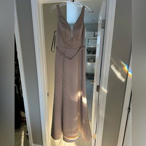 Sorella Vita Bridesmaid dress, color Vintage Rose. Size 8. Style #9244.